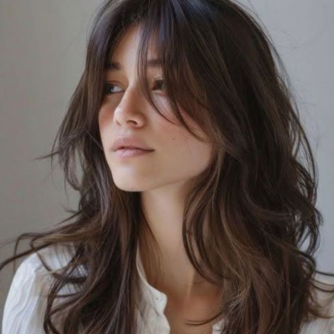 Long bangs
