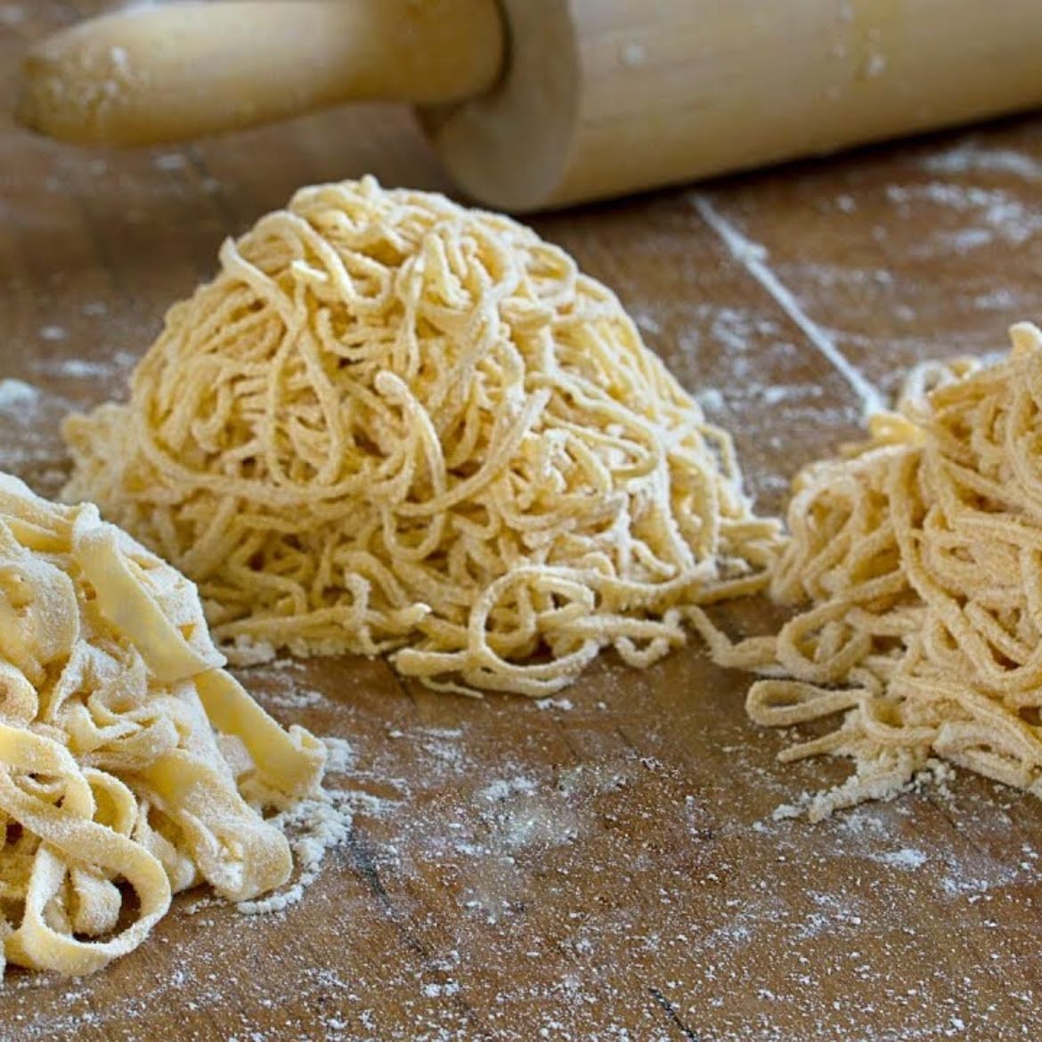 Fideos de huevo caseros