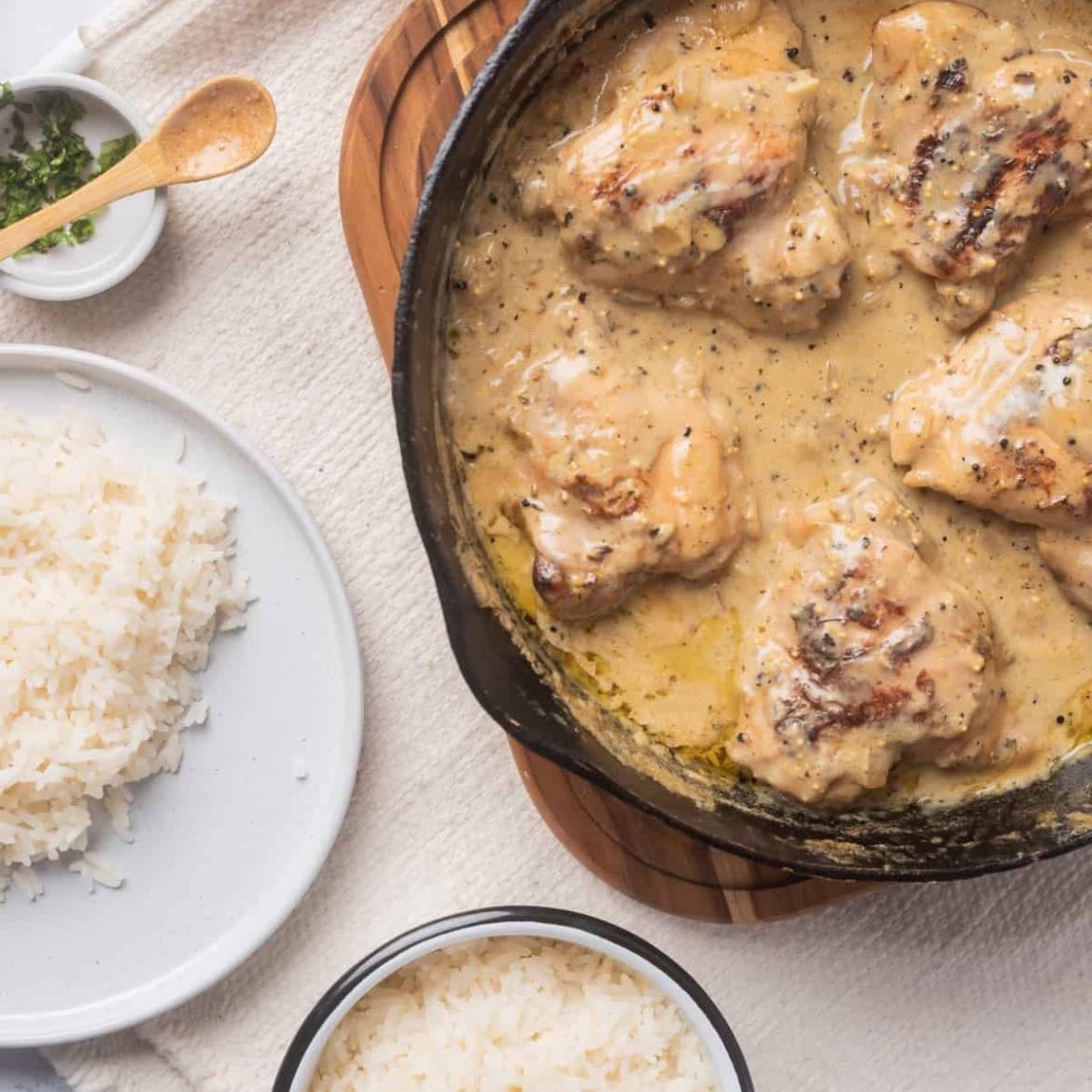 Pollo a la mostaza - empanadas/tarta/solo
