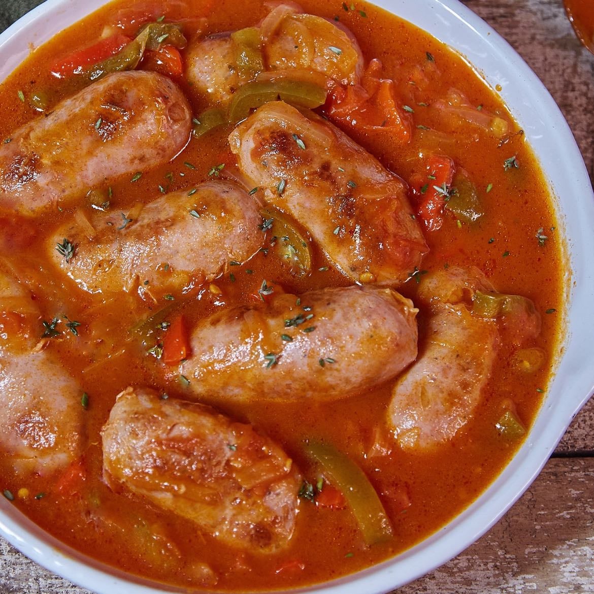 Chorizo a la pomarola