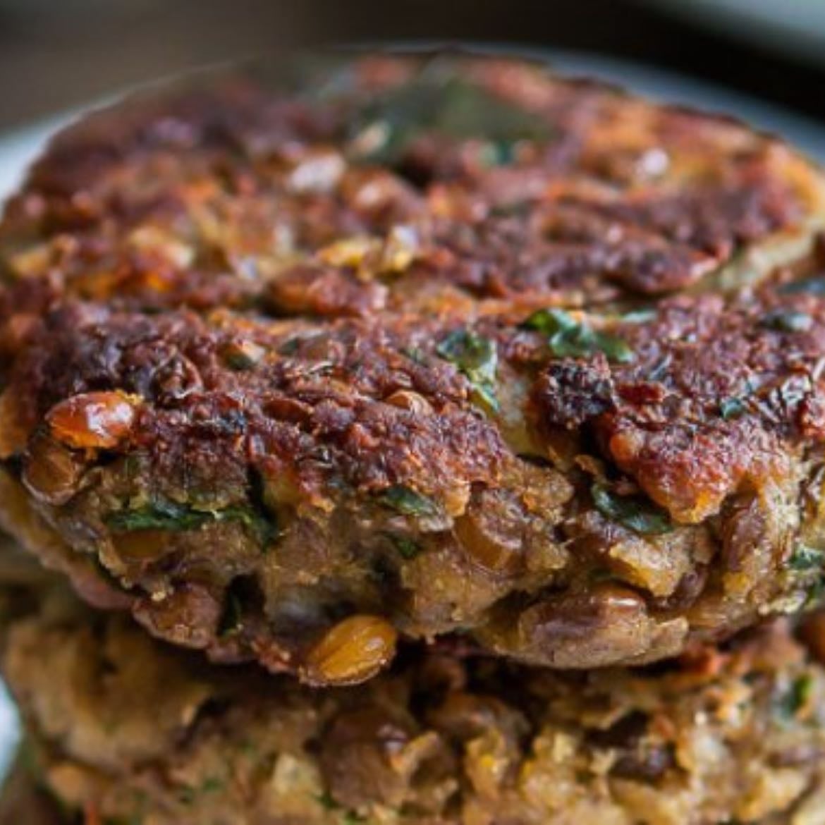 Hamburguesa de lentejas