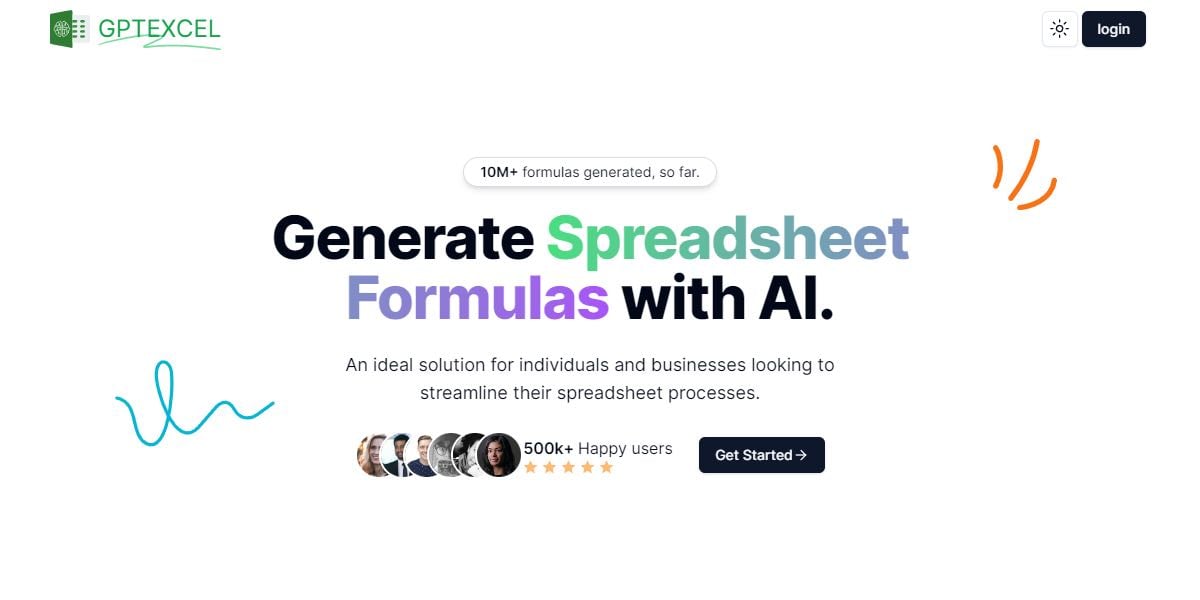 GPT Excel - AI Powered Excel formula Generator