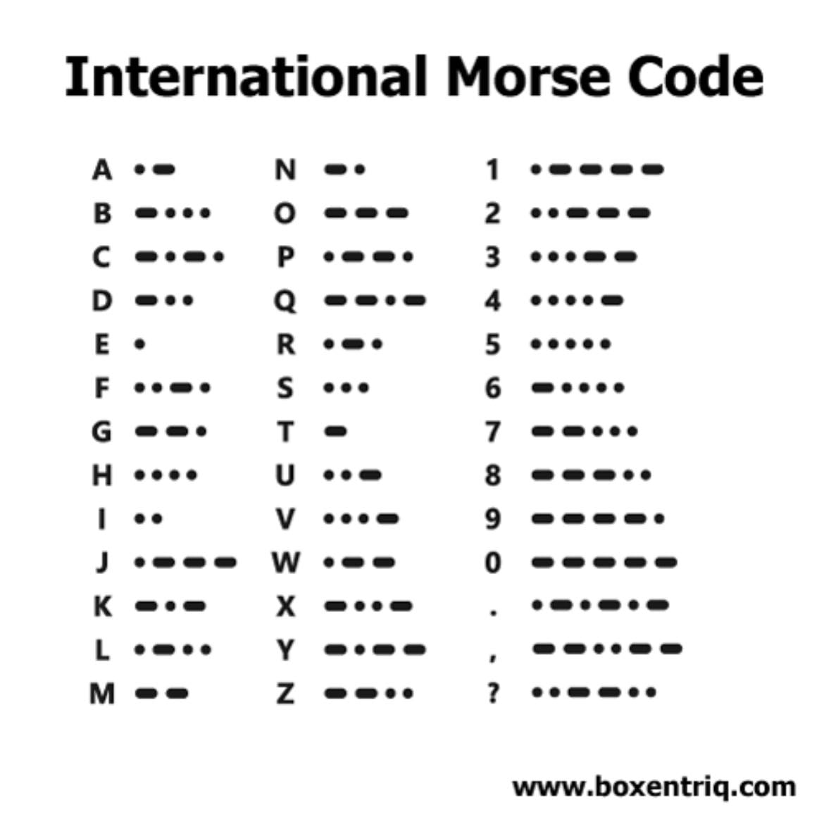 morse code