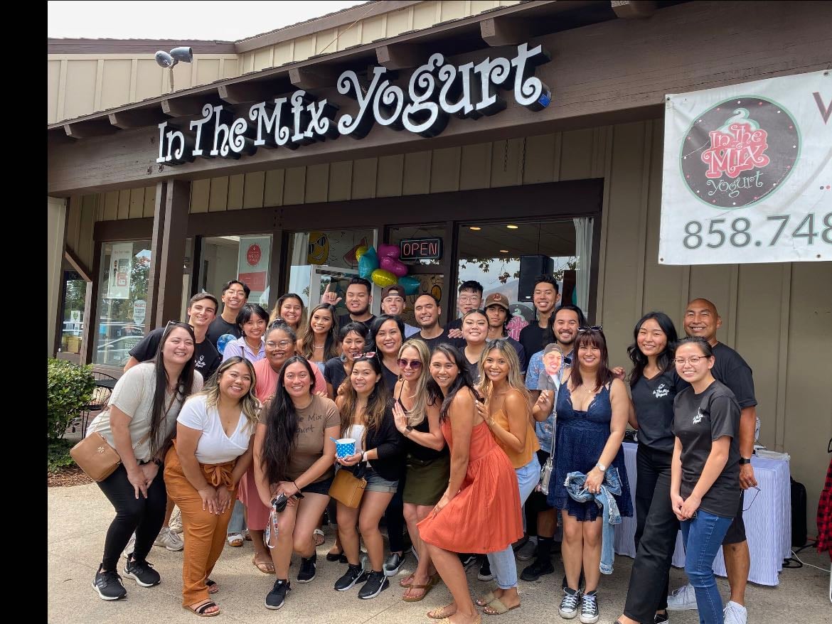 in the mix froyo