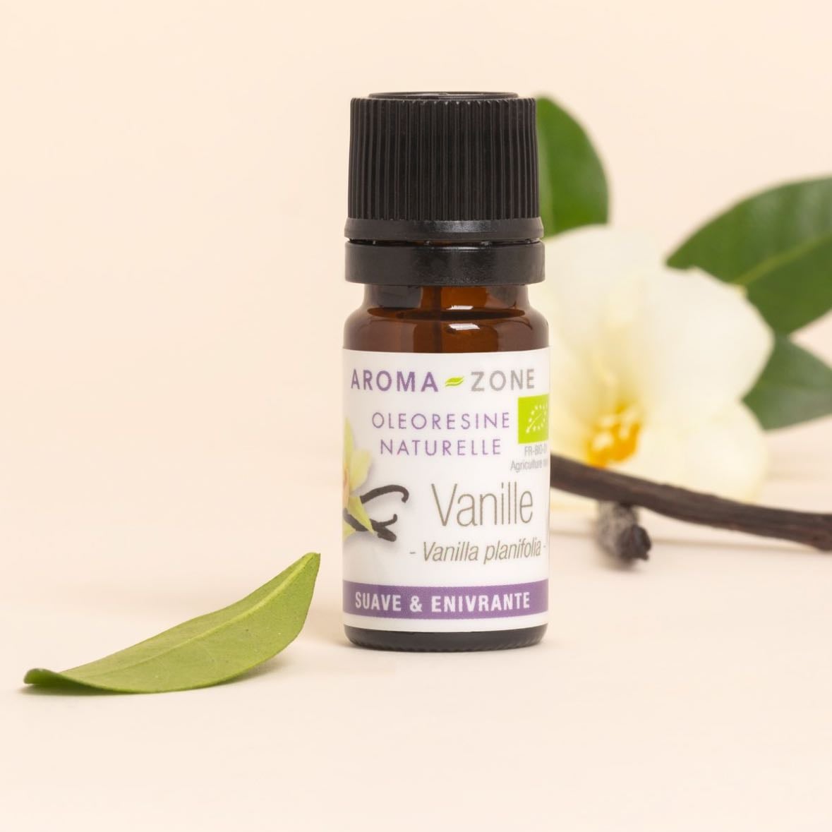 Huile essentielle vanille + huile jojoba ou huile sèche - Aromazone