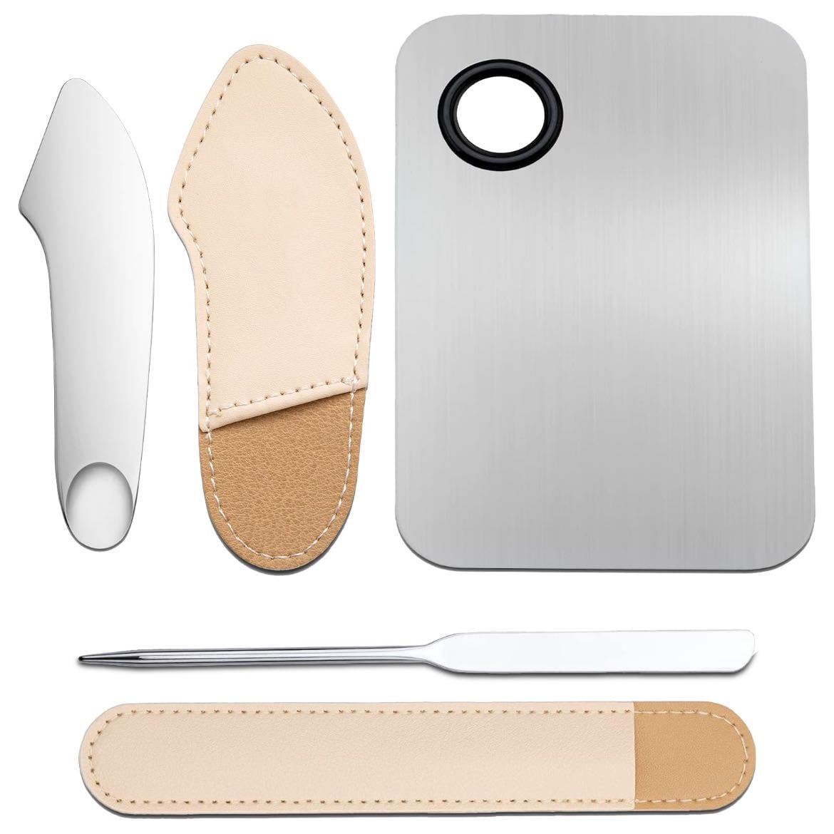 Set Foundation Spatula Spoon Tool Make Up Mixing