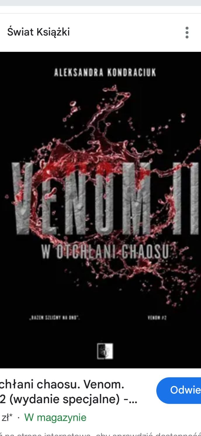 Venom 2 - Natalia Antczak