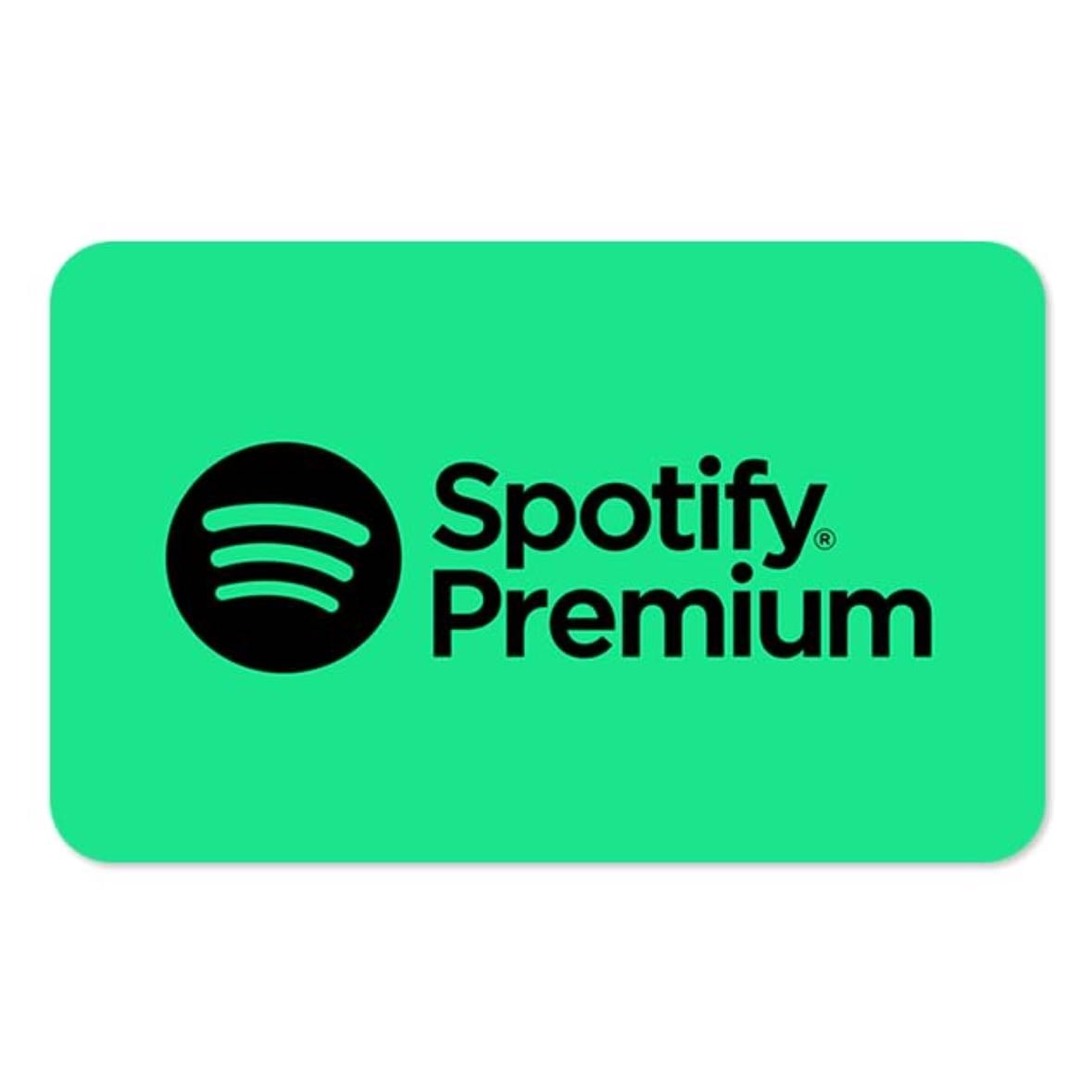 Spotify premium gift card