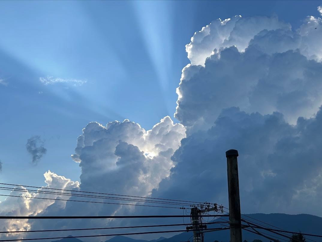 Cloud and sun