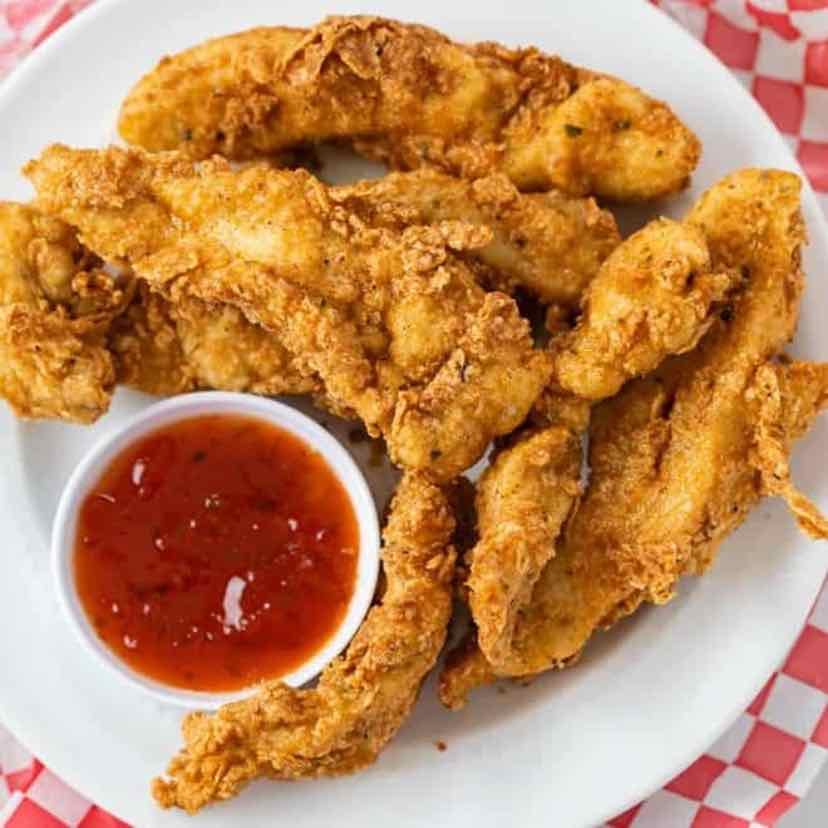 Fried chicken strips