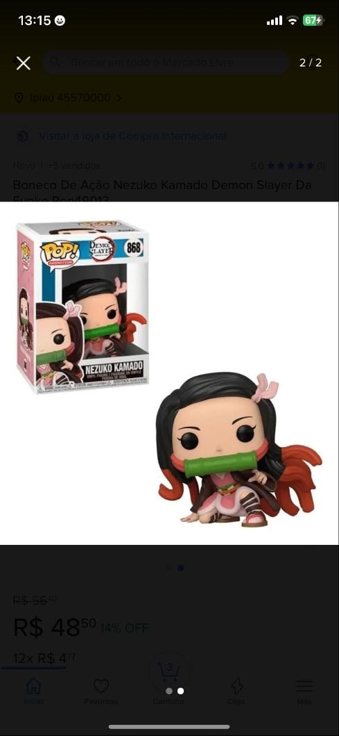 Funko Pop Nezuko - 50,00 ✈️