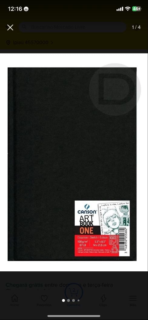 Sketchbook Canson - 46,70