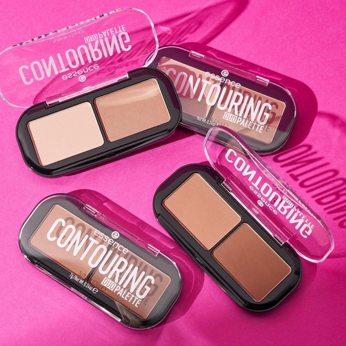 contouring duo palette - contour (20 darker skin) - essence