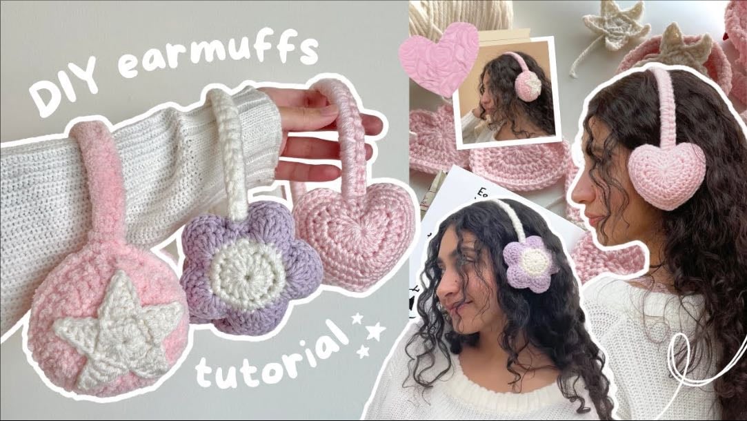 crochet ear muffs