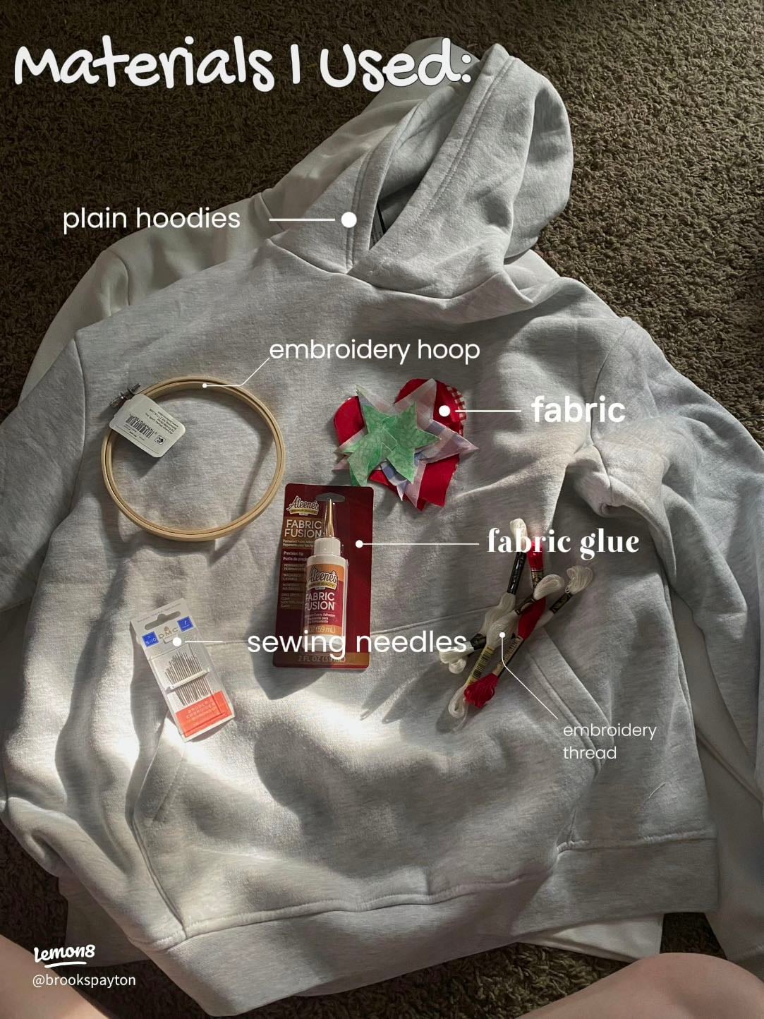 custom hoodie canvas patchwork