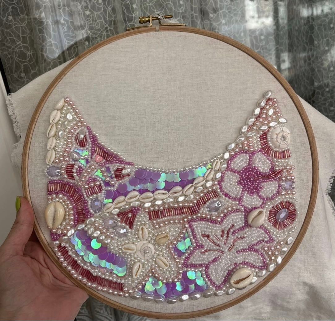 bead embroider bag