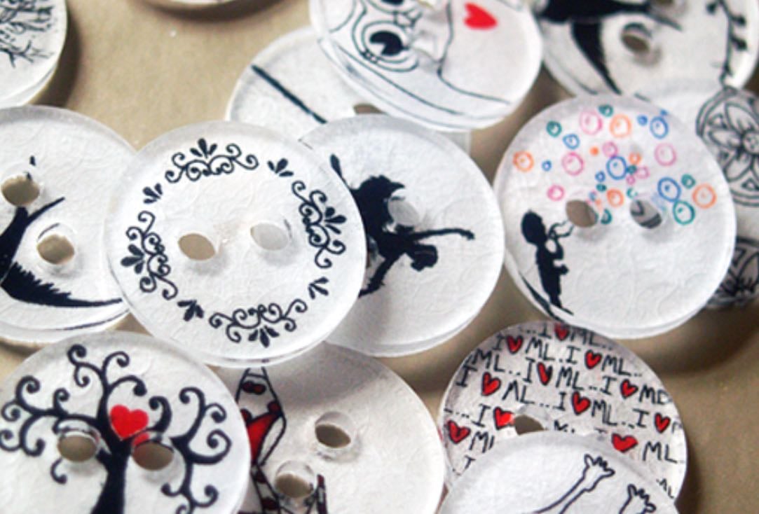 shrinky dink buttons