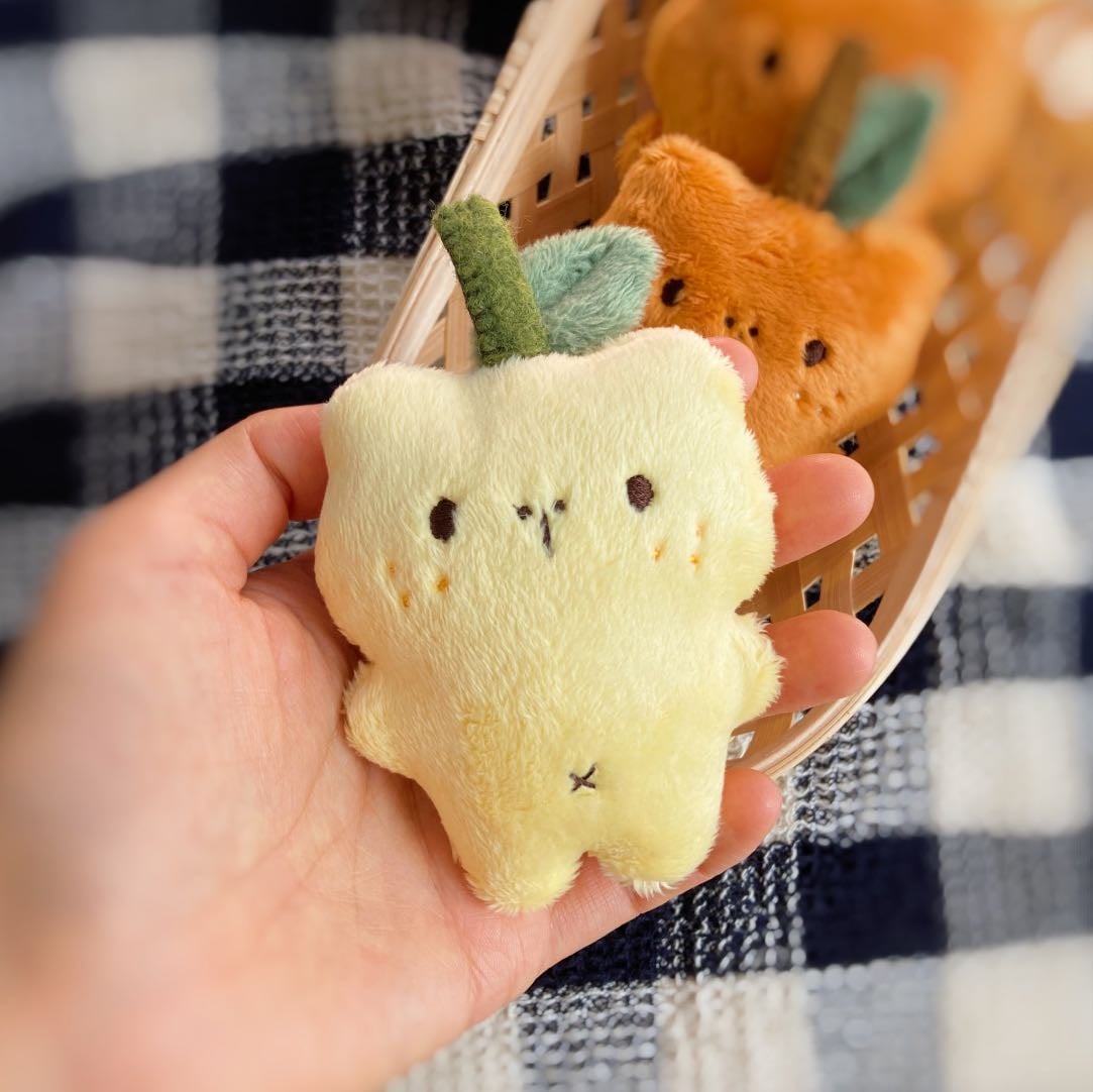 tiny handmade plushie