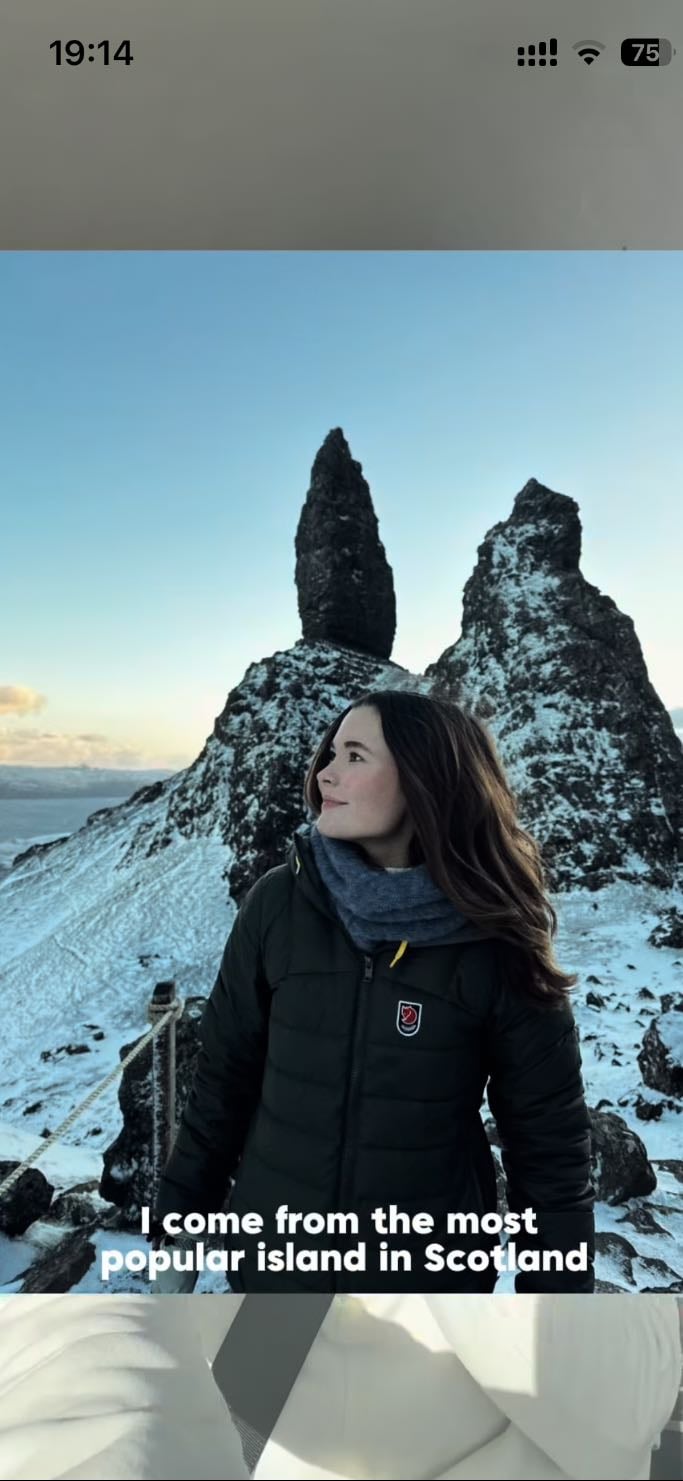 Niamh Mackinnon - Scottish island life, outdoor & chitchatting