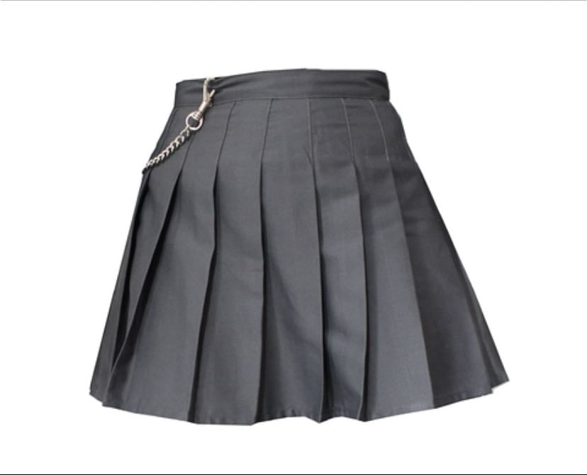 Pollera gris