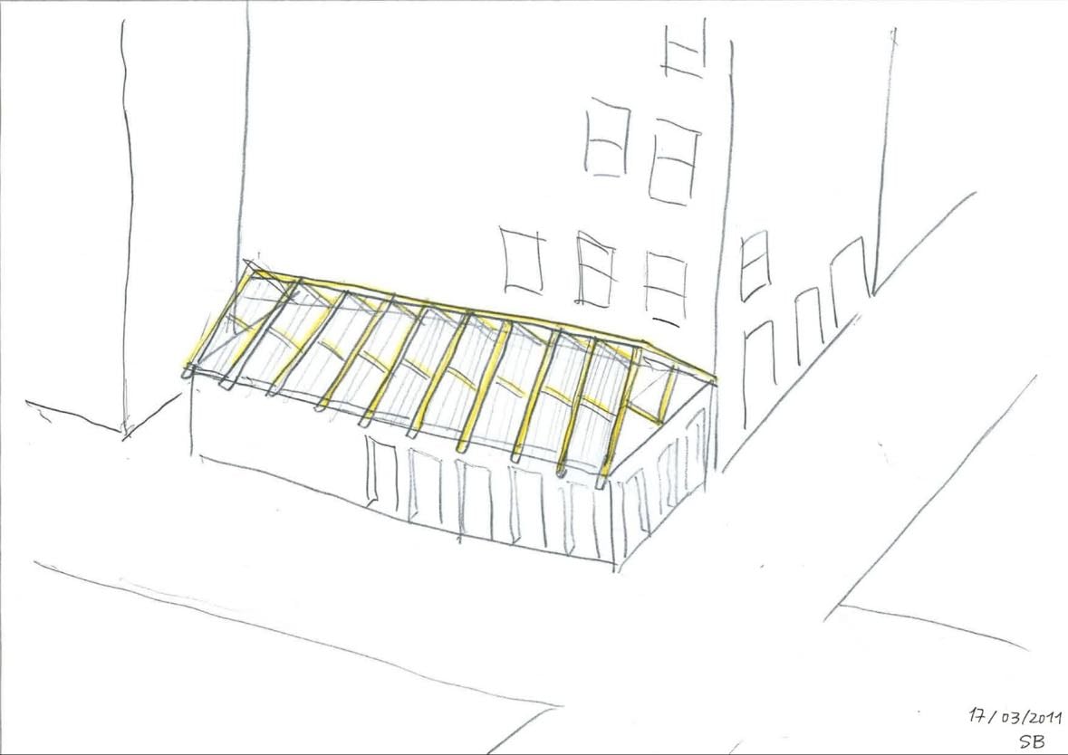 Sketches by Shigeru Ban
