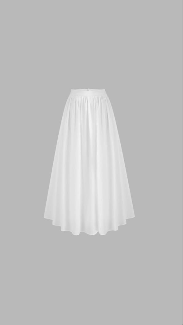 White skirt