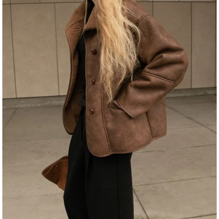 oak + fort suade jacket