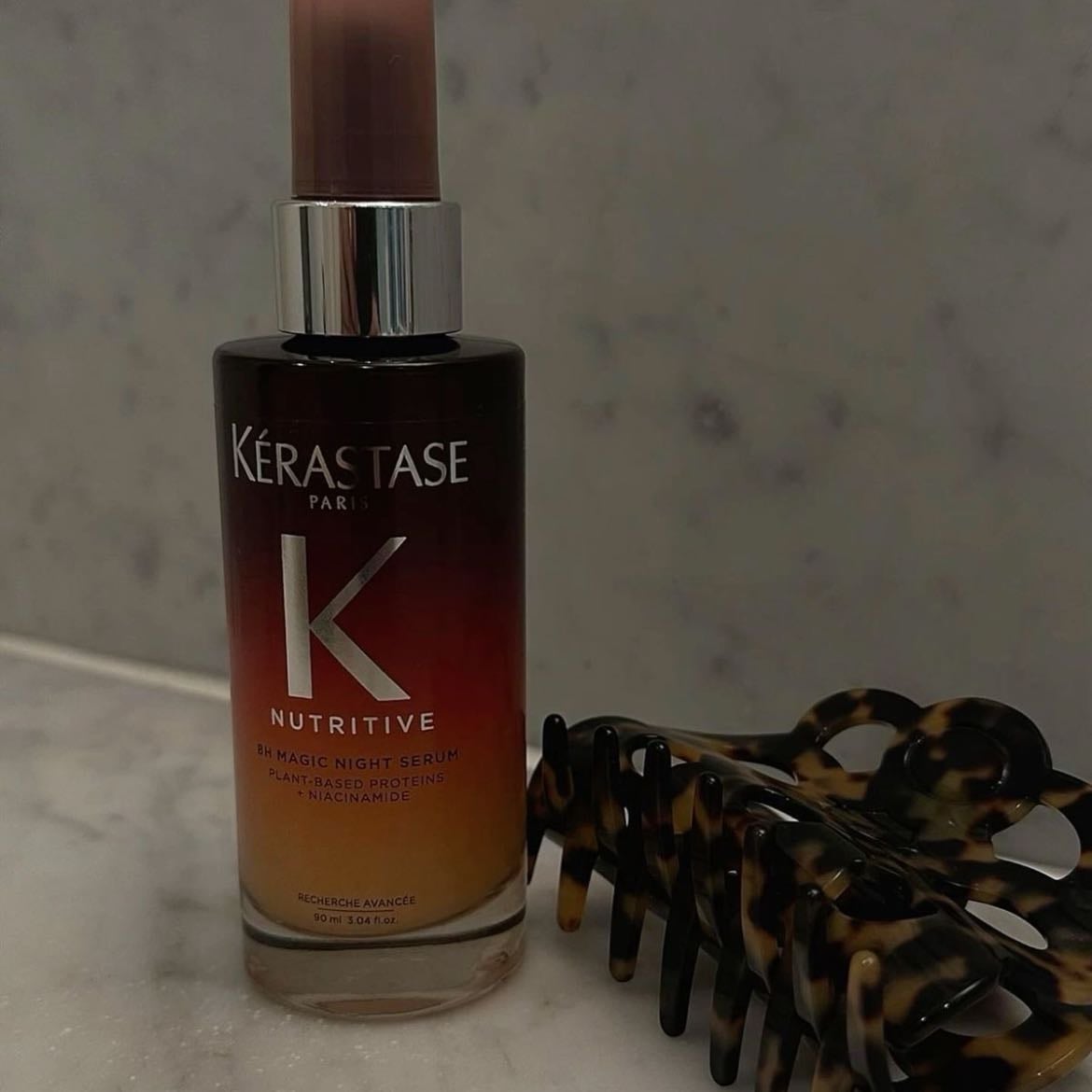 Kérastase Suero de noche - Te nutre y repara el cabello increíble mientras duermes 🌙