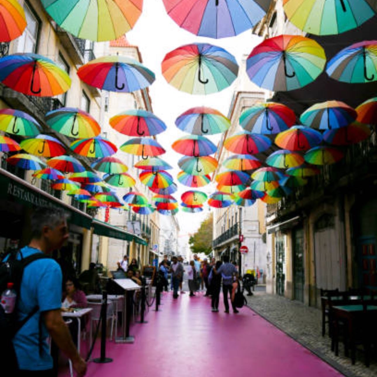 Calle Rosa de Lisboa