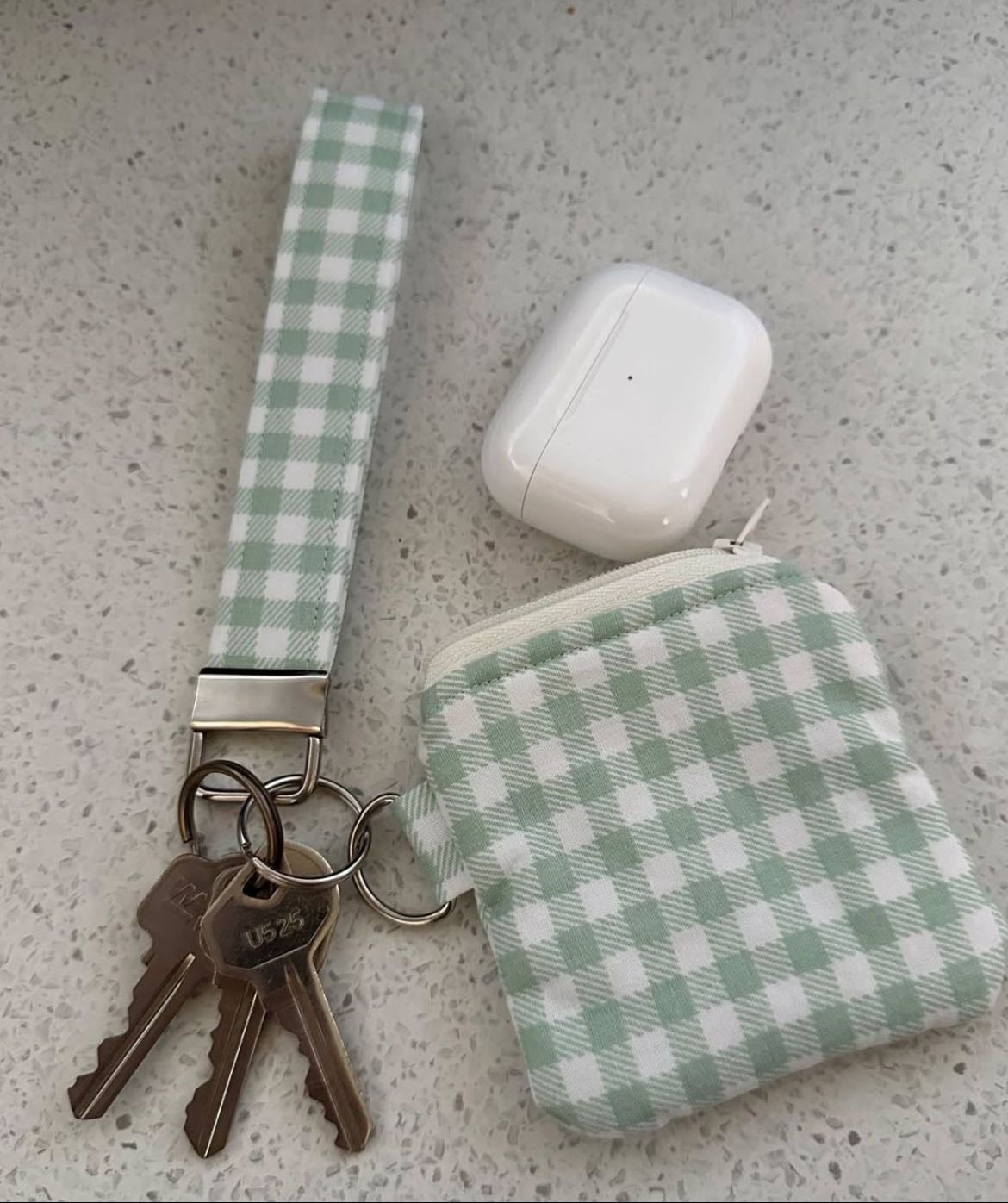 key and earphone pouch - preferably purple thanks