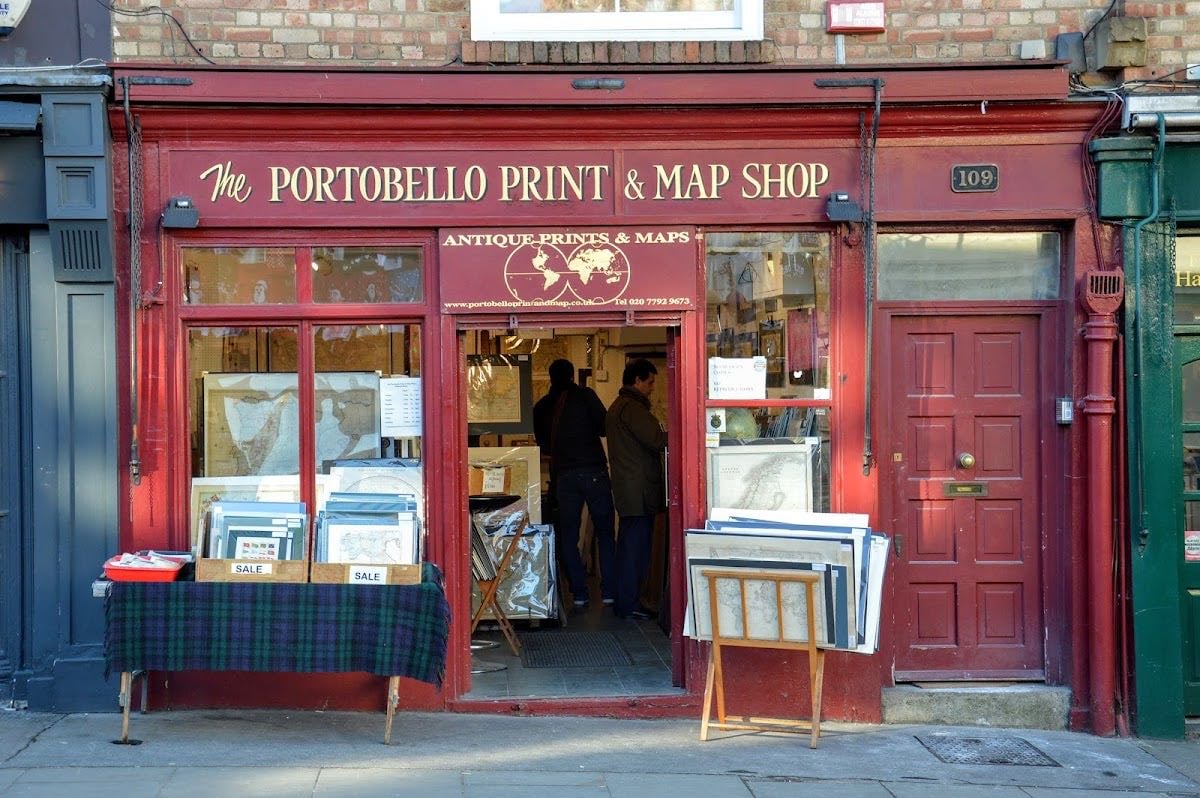 The Portobello Print & Map Shop - Notting Hill