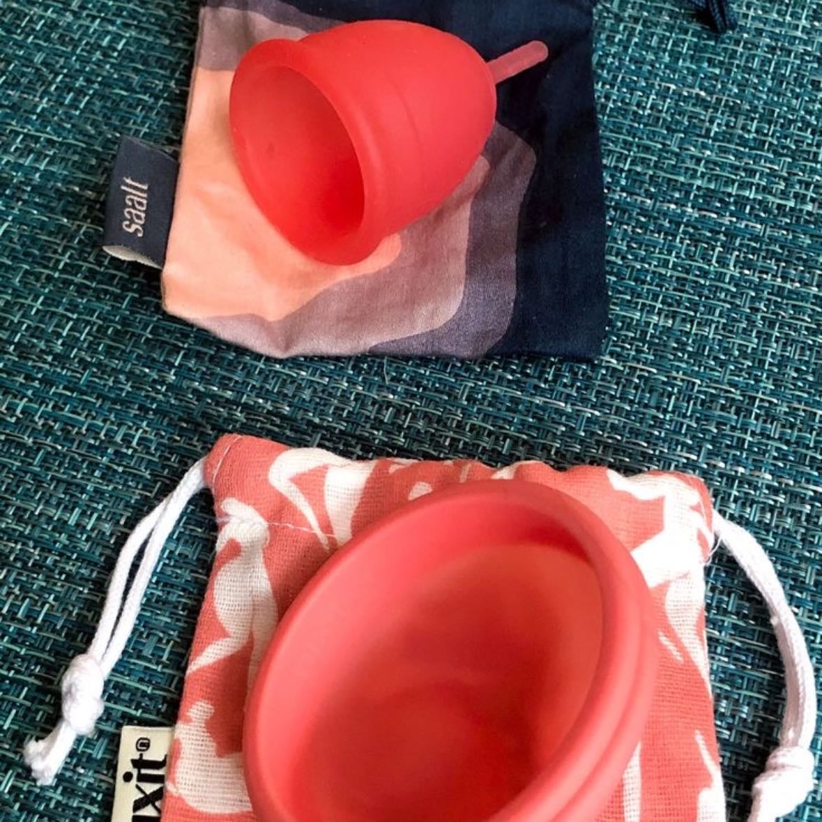 Copa menstrual - O Tampones/Toallas en caso de emergencia