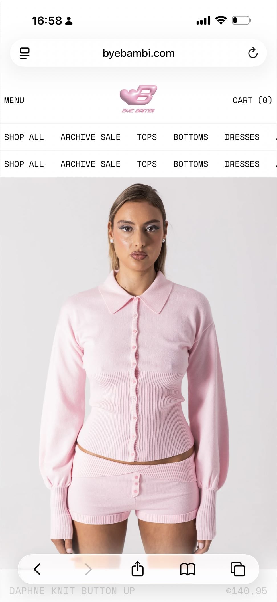 DAPHNE KNIT BUTTON UP - DAPHNE KNIT BUTTON UP
REGULAR 140,9