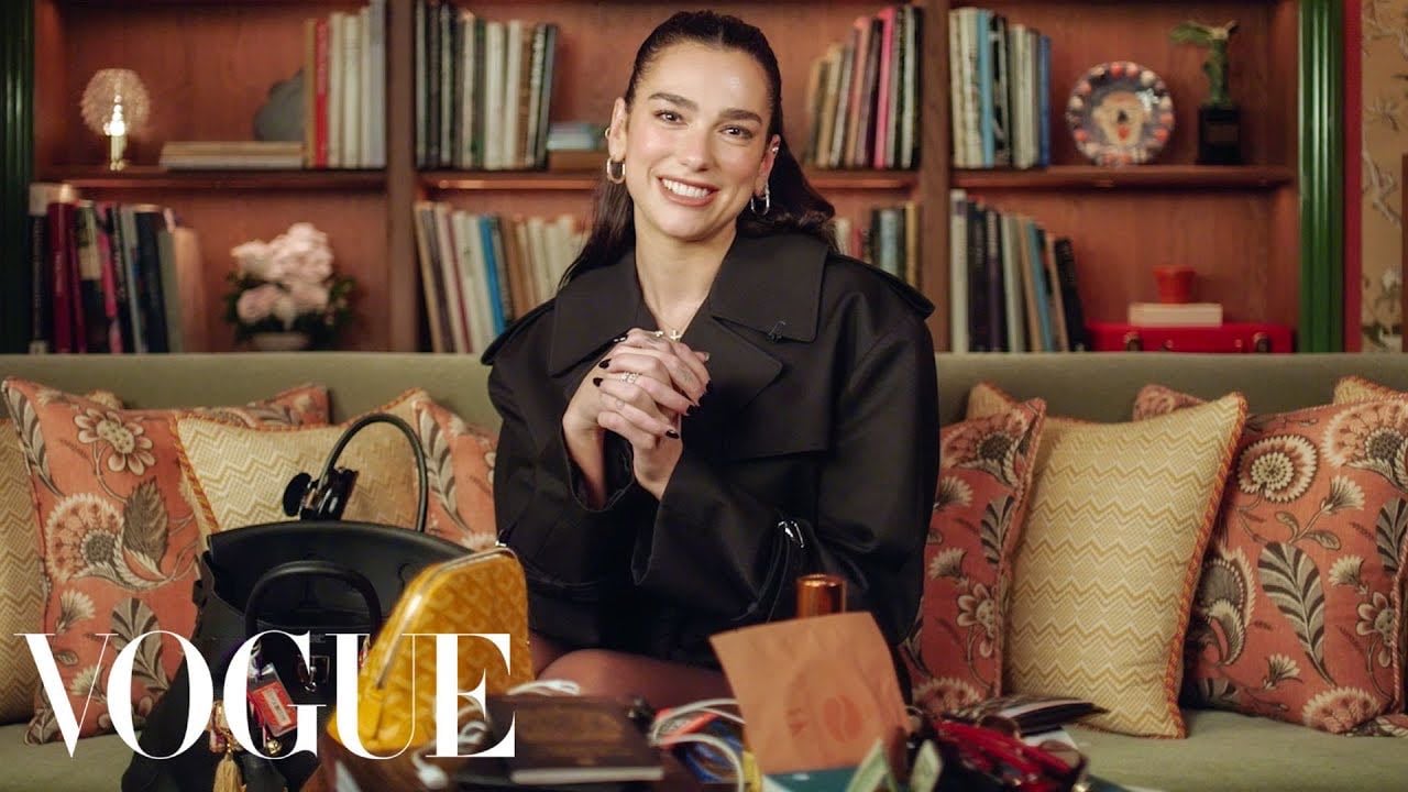 Inside Dua Lipa’s Hermès Birkin Bag | In The Bag | Vogue - YouTube