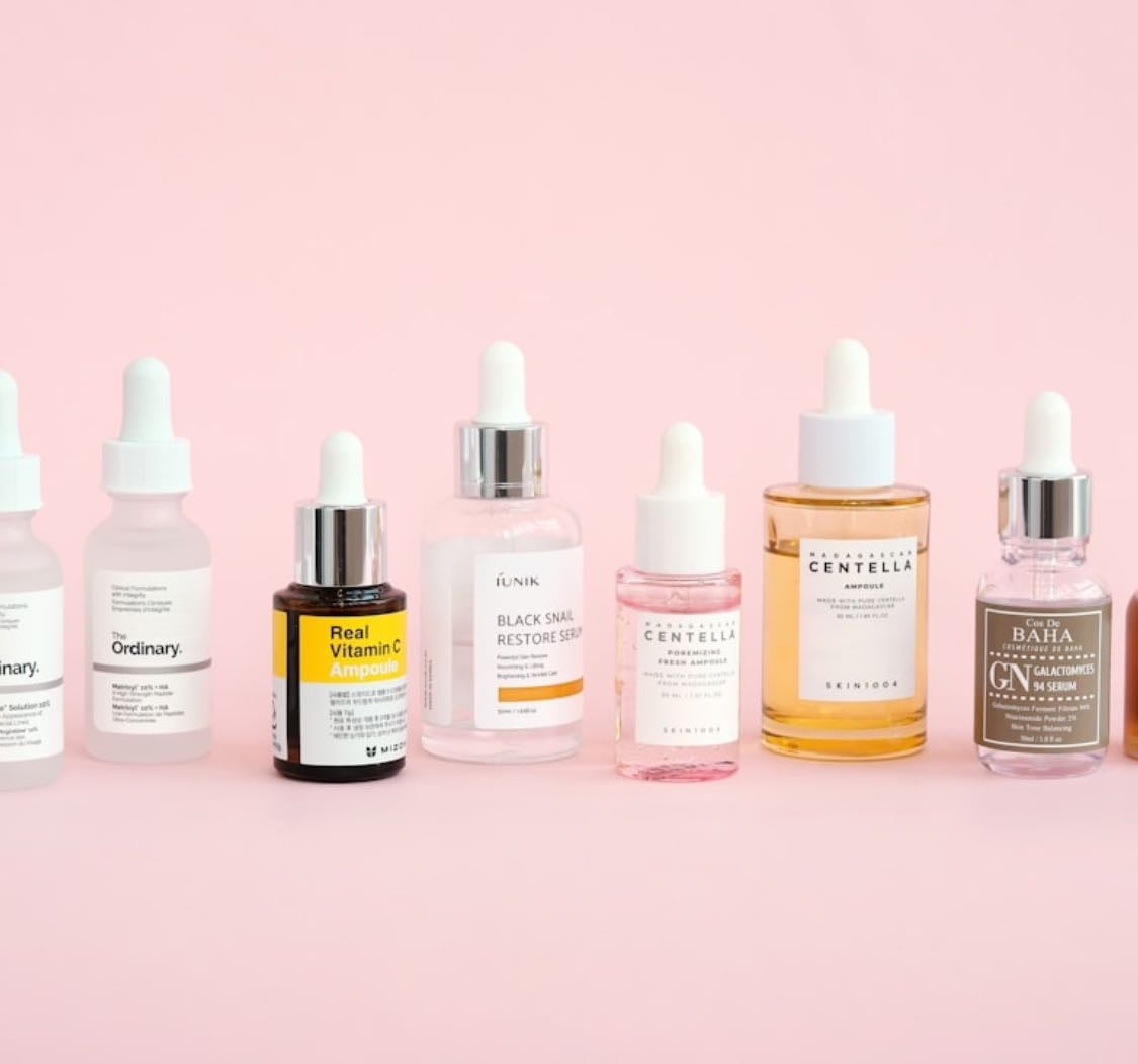 Skincare night routine