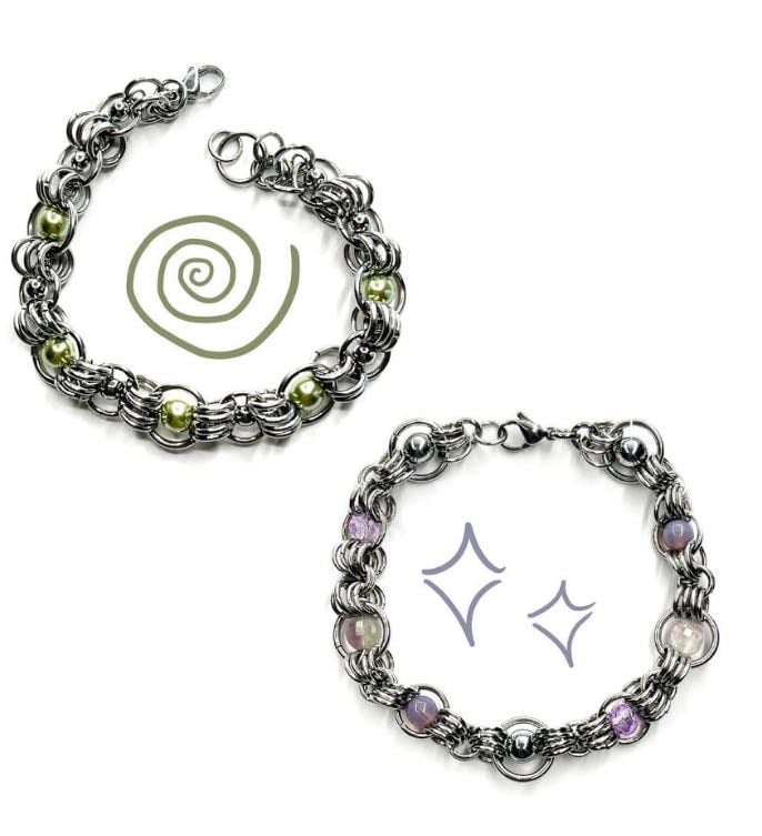 Chainmail bracelet - matching ones>>