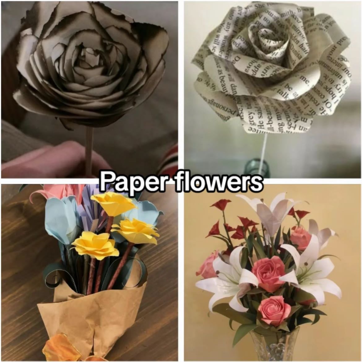 Make paper flowers