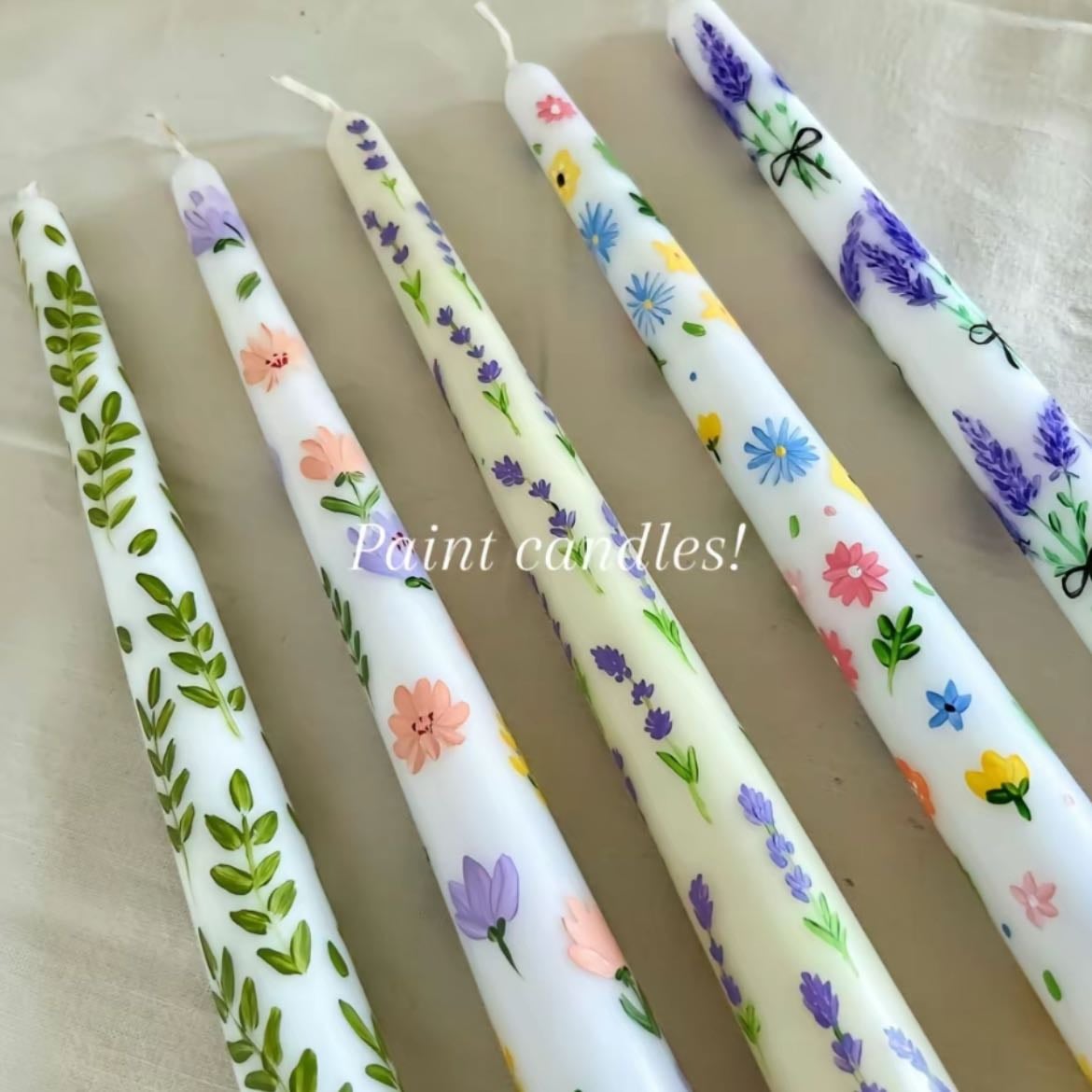 Candle painting