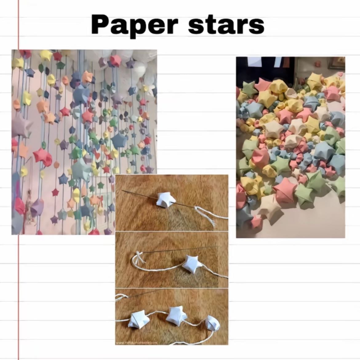 Paper stars