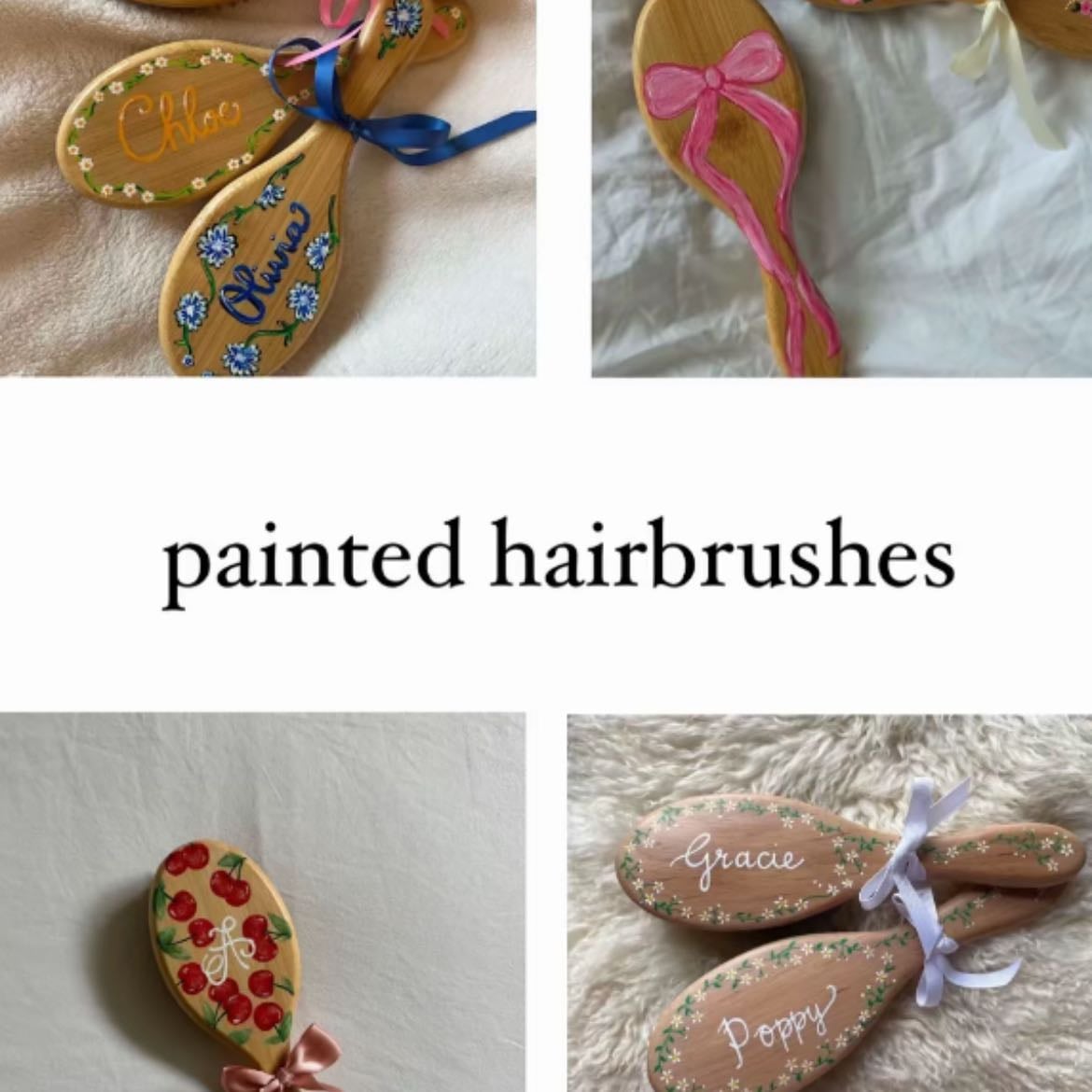 Hairbrush painting