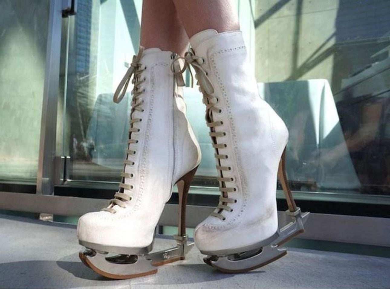 Dsquared2 ice skating heels