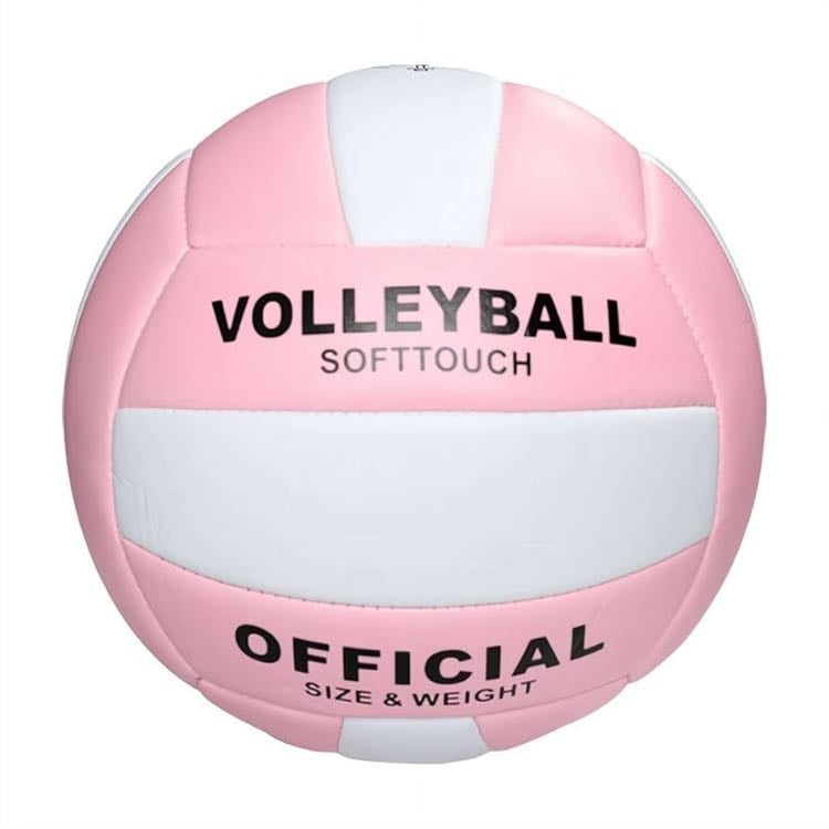 a pink volleyball
