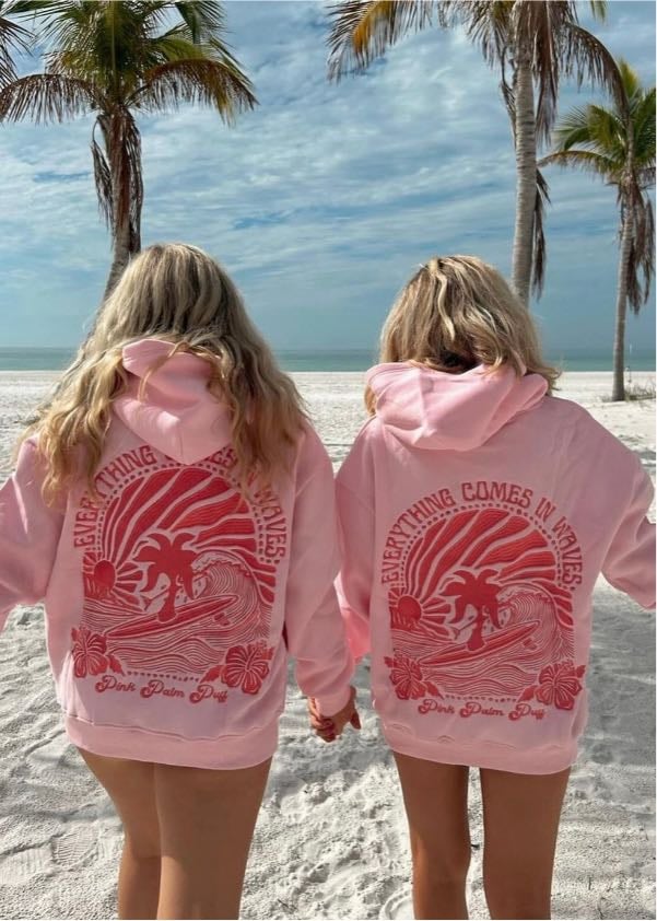 pink palm puff