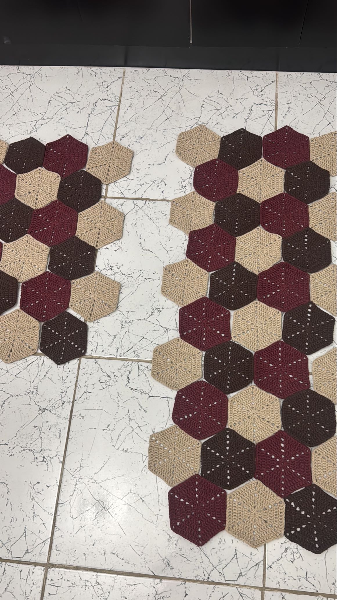 Tapete de hexágonos