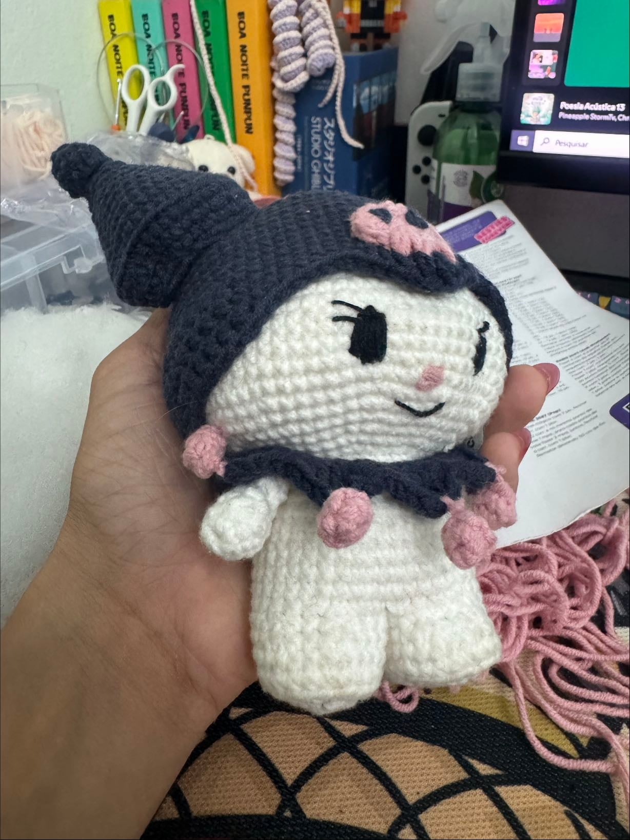 Kuromi amigurumi