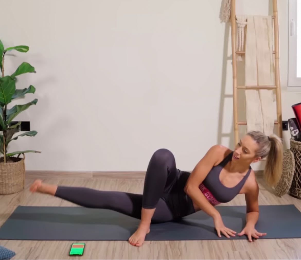 Looped Leg Raises - x15 (each side)
