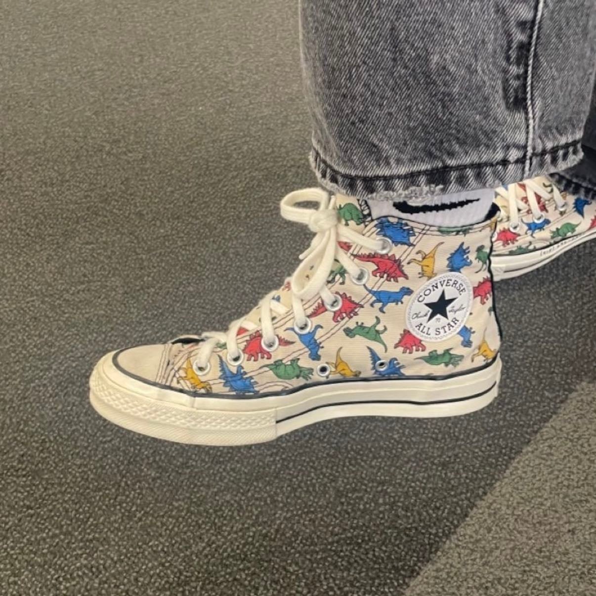 dinosaur converse