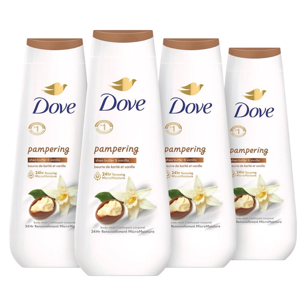 Gel de baño - Dove con manteca de karité y vainilla