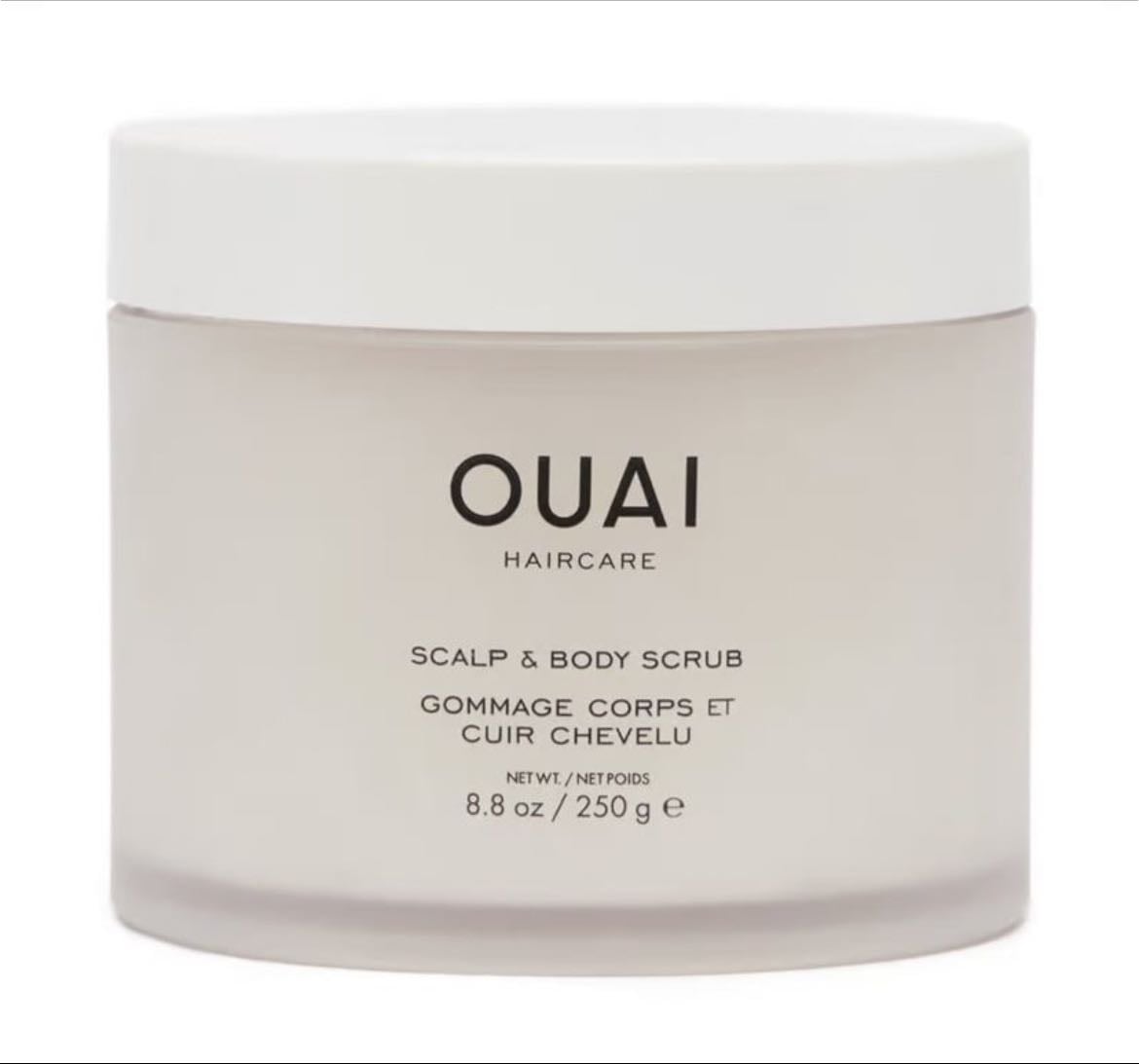 Exfoliante - OUAI Scalp & Body Scrub → aroma cítrico suave / limpio