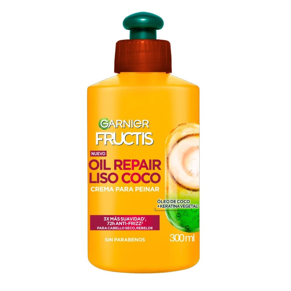 Crema para peinar - Garnier Fructis Oil Repair Liso Coco